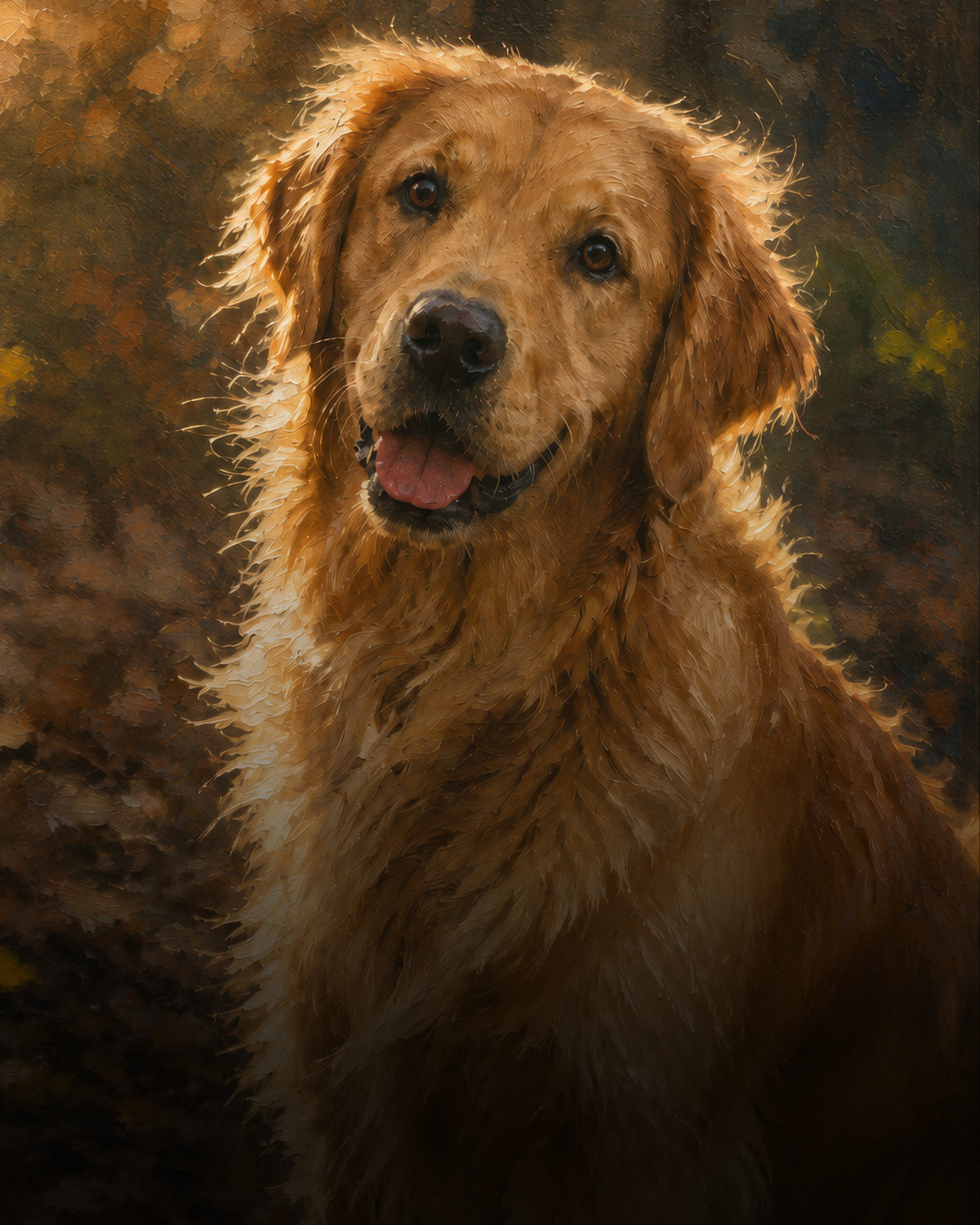 An example personalised Marelle portrait